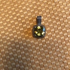 Citrone and silver slide and/or pendant